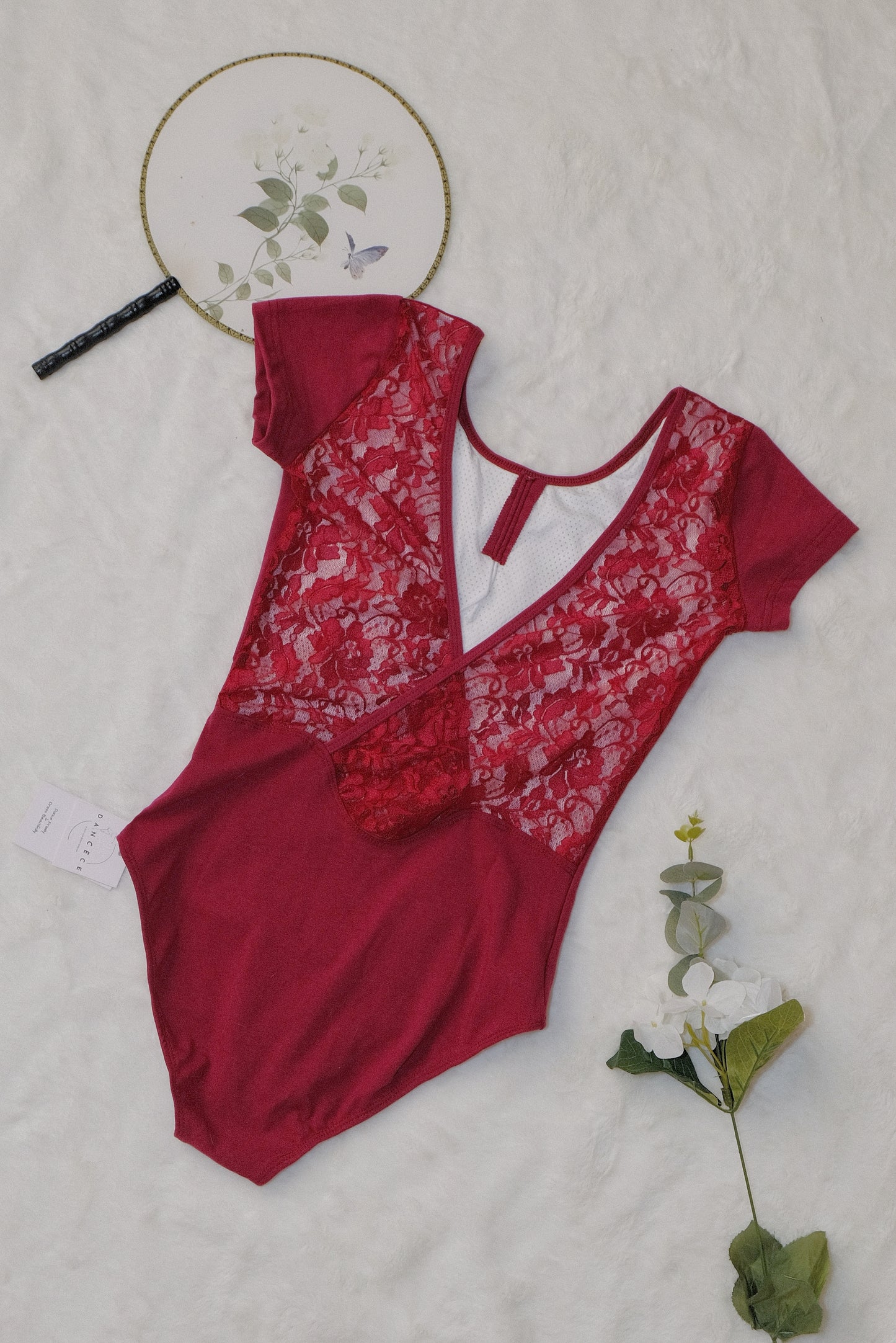 Lace Dance Leotard(WS 23n001)Wine Red